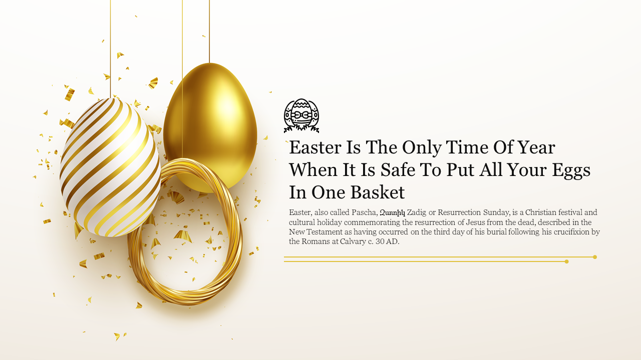 Elegant Easter Day PowerPoint Slides Presentation PPT