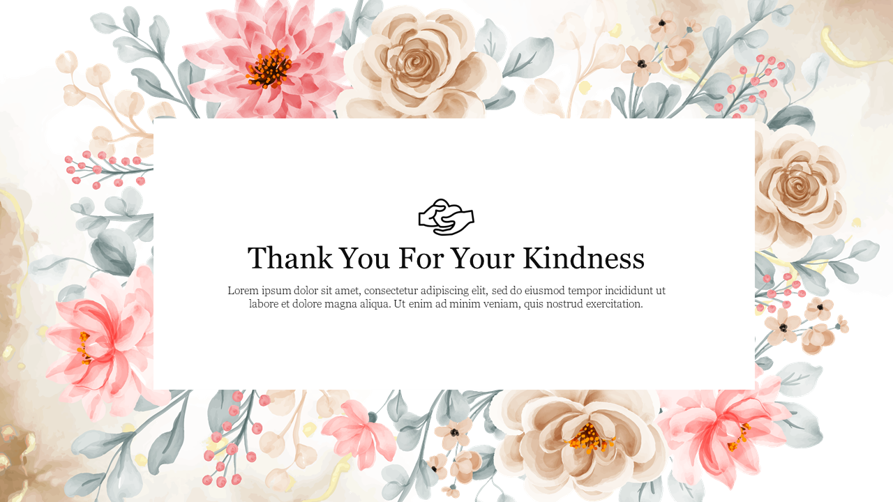 Elegant Thank You Slide Background Presentation Slide