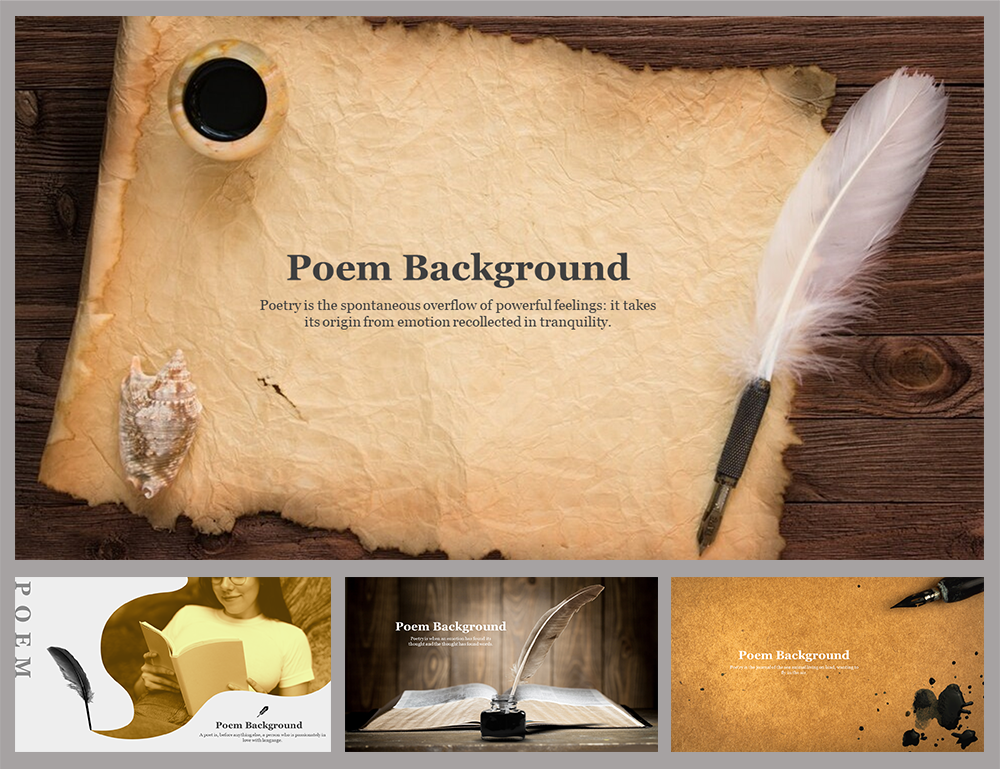 Poem Background PowerPoint and Google Slides Templates