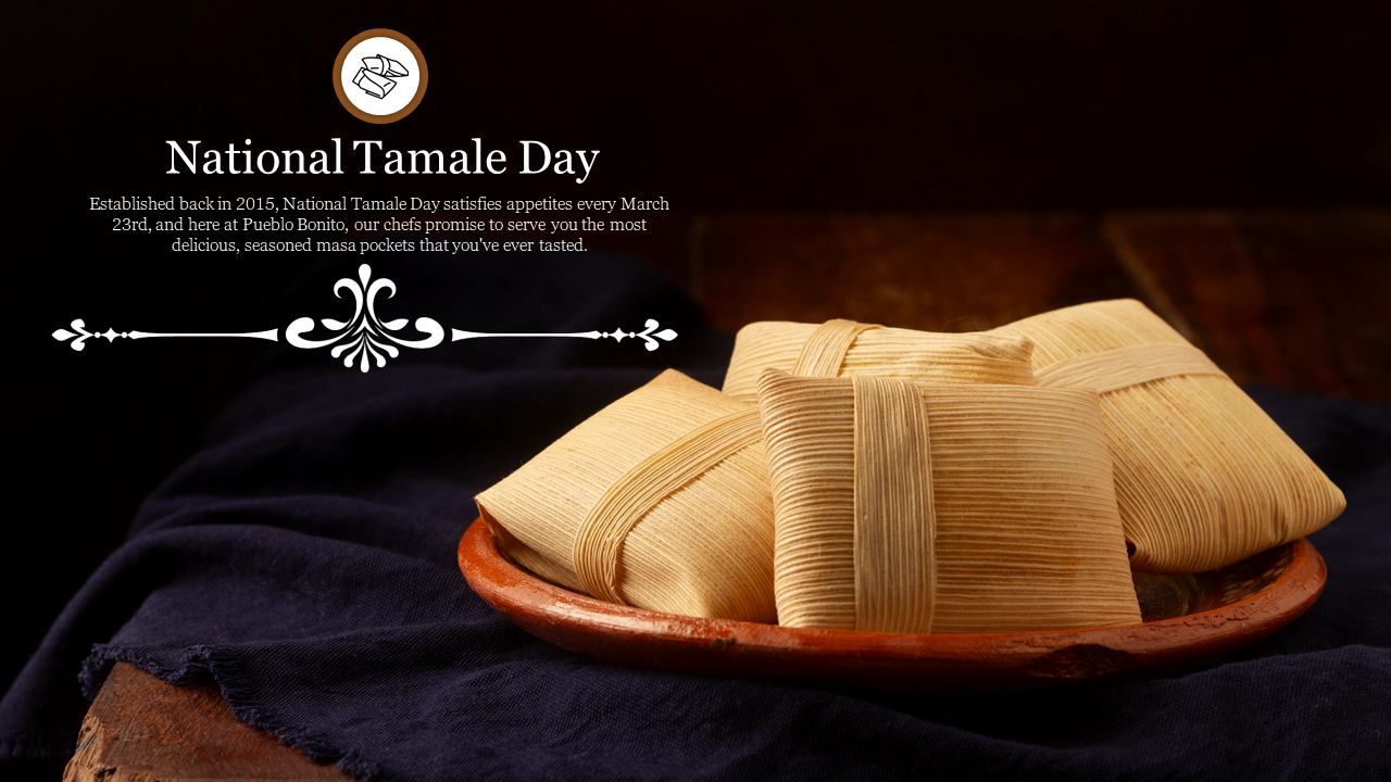 Explore Now! National Tamale Day PowerPoint Template PPT