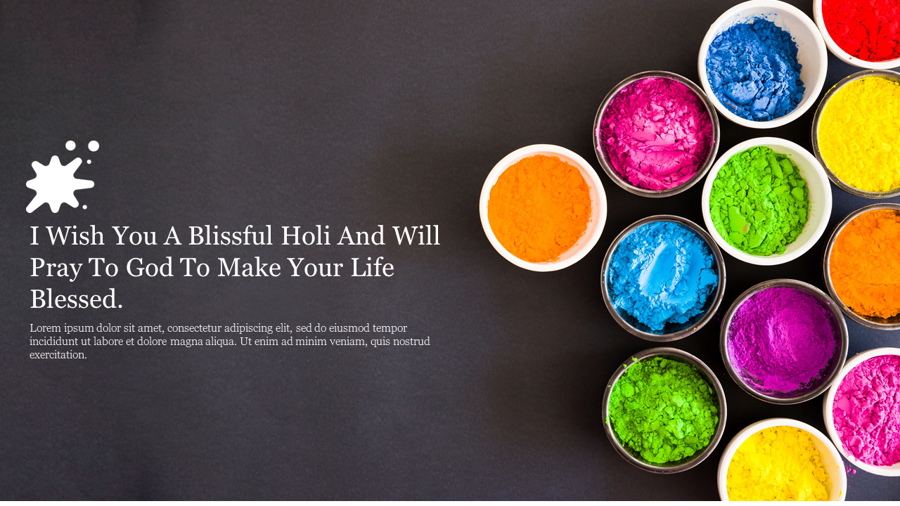 Effective Holi Templates Download Presentation Slide 