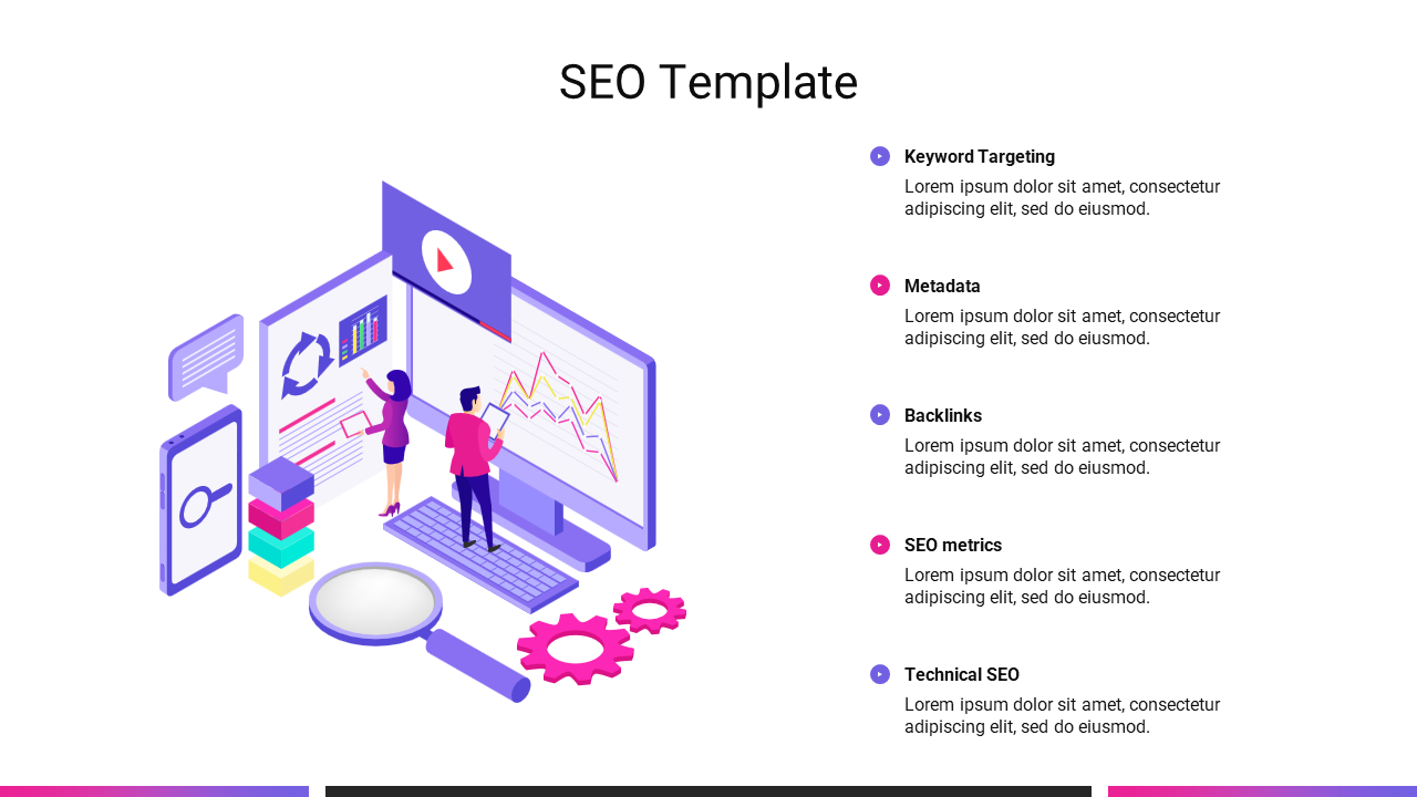 SEO Template Google Slides for PowerPoint Presentation