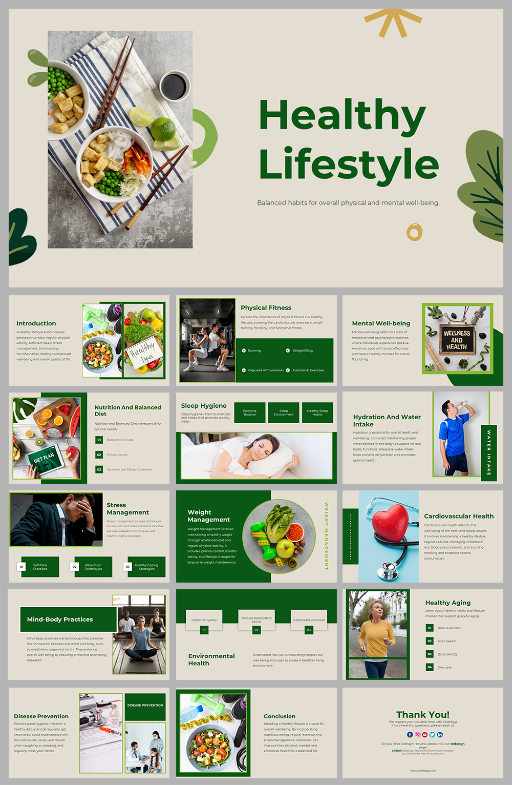 healthy lifestyle ppt presentation download