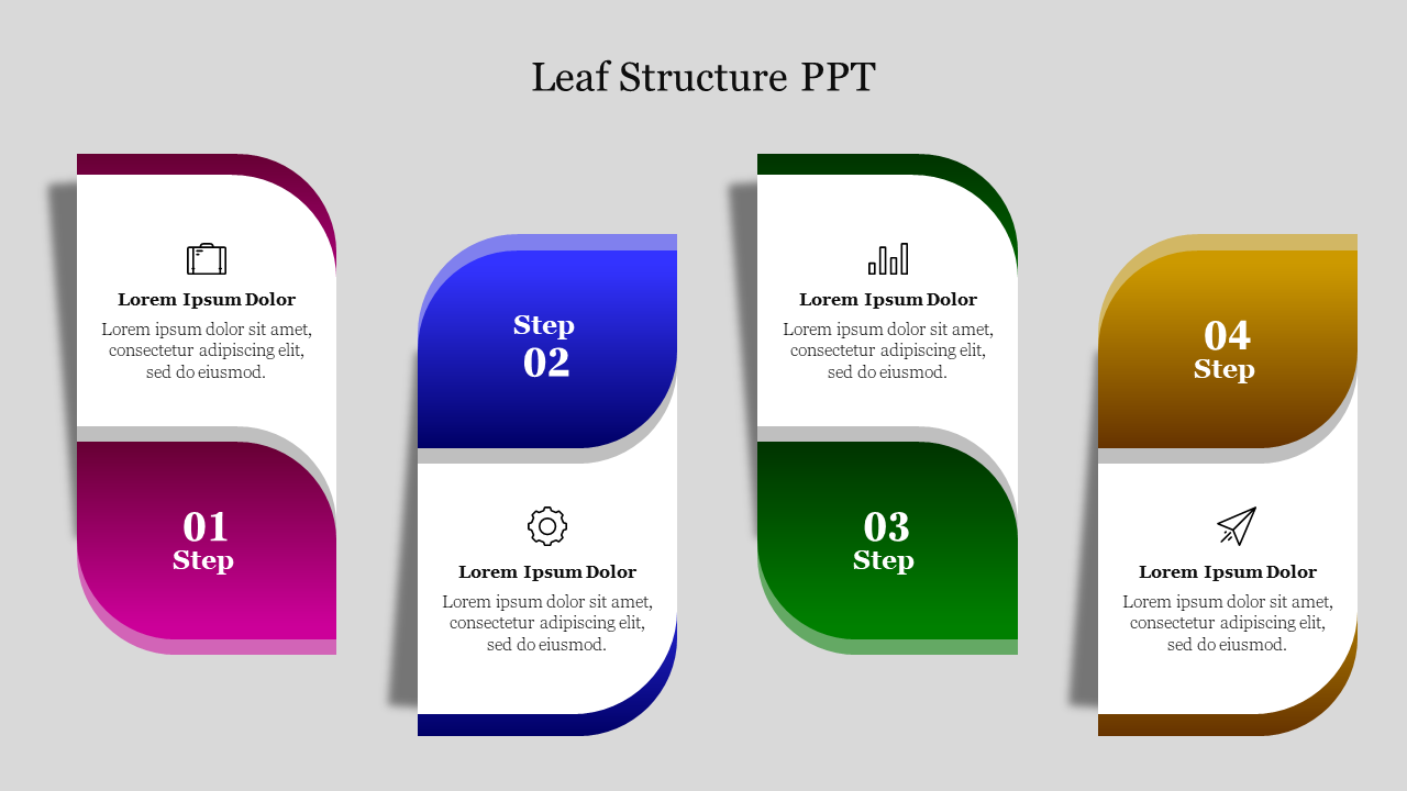 Effective Leaf Structure PPT Presentation Template 