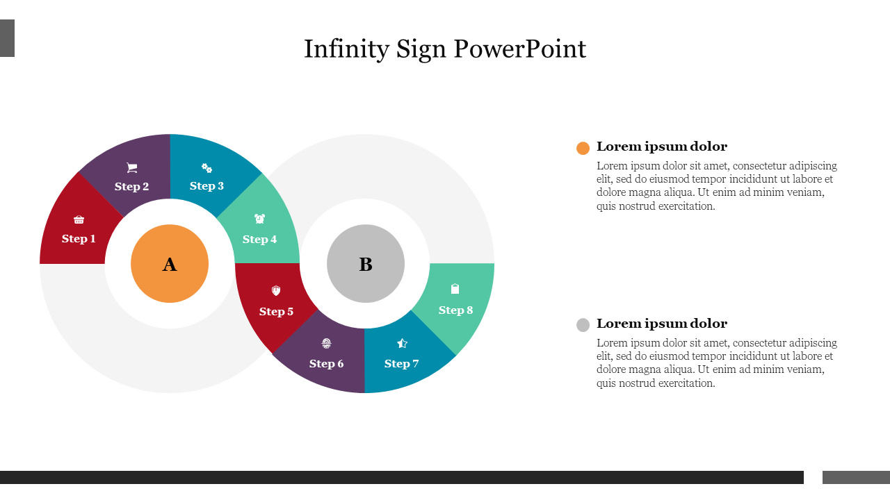 Creative Infinity Sign PowerPoint Presentation Template 