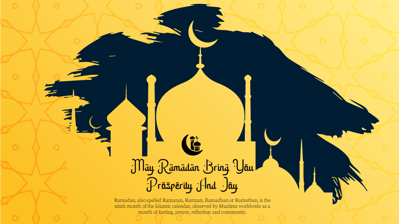 Effective Ramadan PPT Theme Presentation Template Slide 