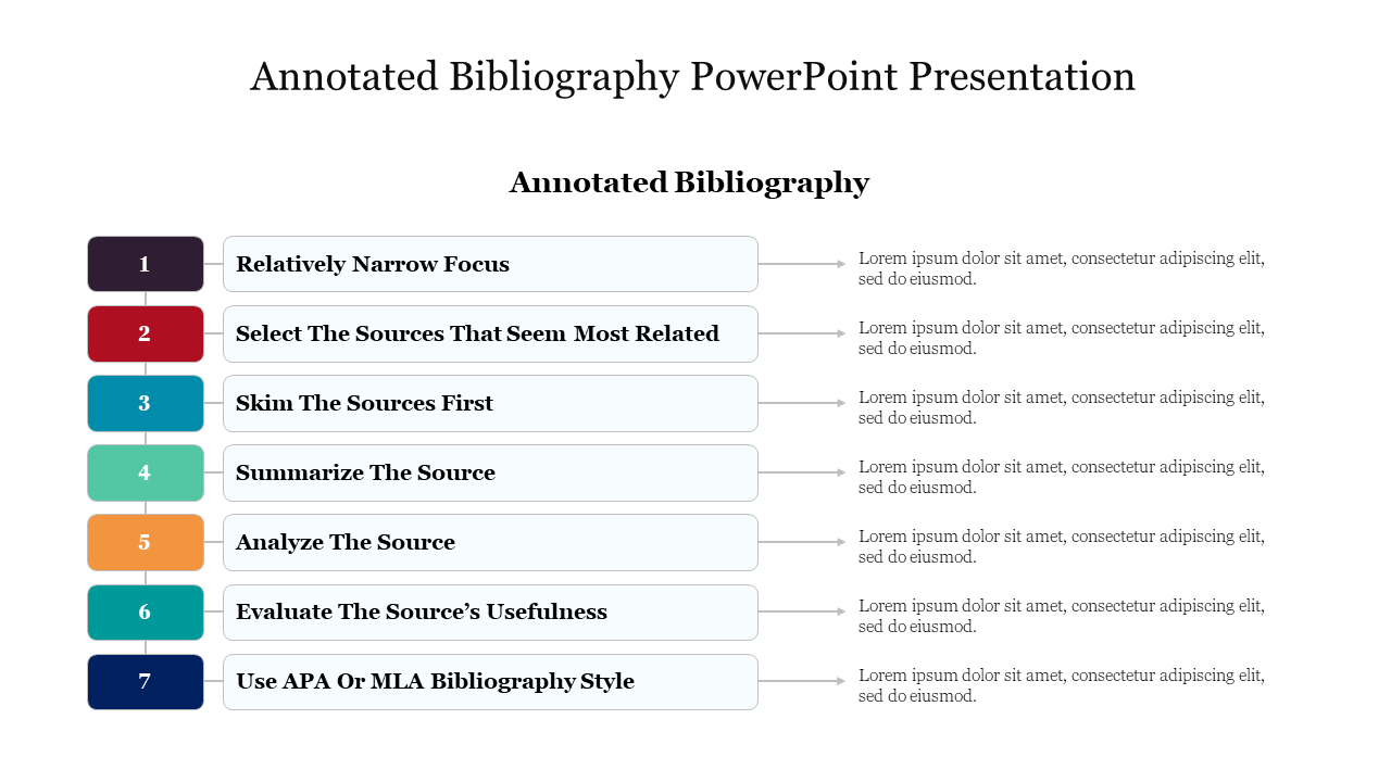 add bibliography presentation