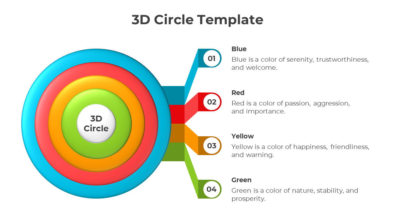 Effective 3D Circle PowerPoint And Google Slides Template