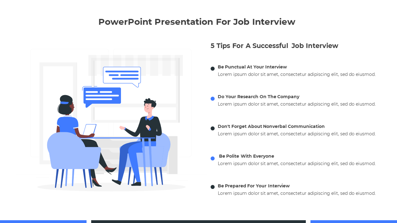 Effective PowerPoint Presentation For Job Interview Slide 