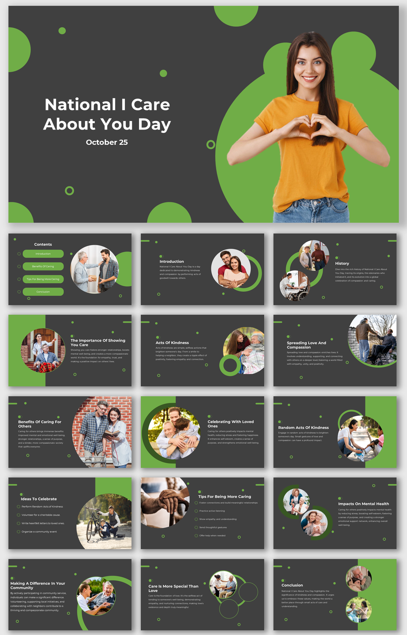 Download National I Care About You Day PPT And Google Slides