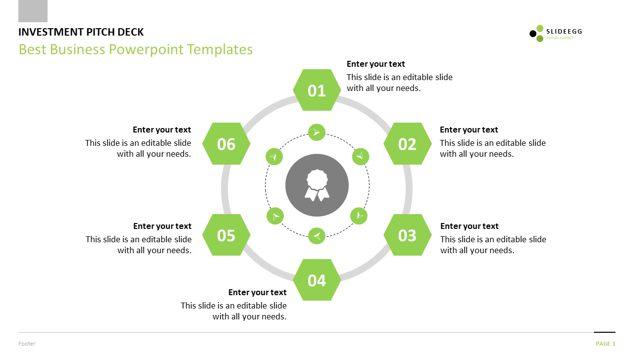 Best Business PowerPoint Templates Design-Circular Model