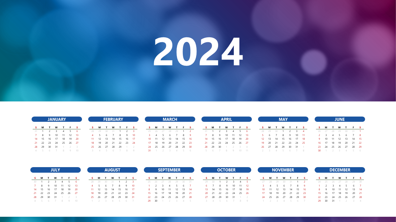 2024 Powerpoint Calendar Template Ruth Willow