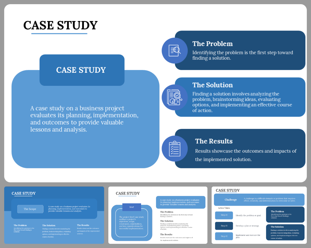 ppt case study slide