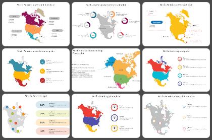 North america map