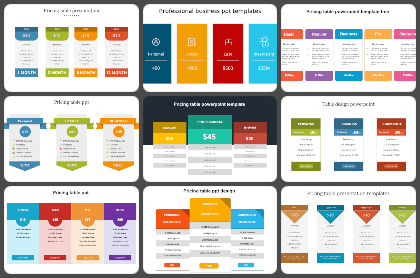 Pricing Table