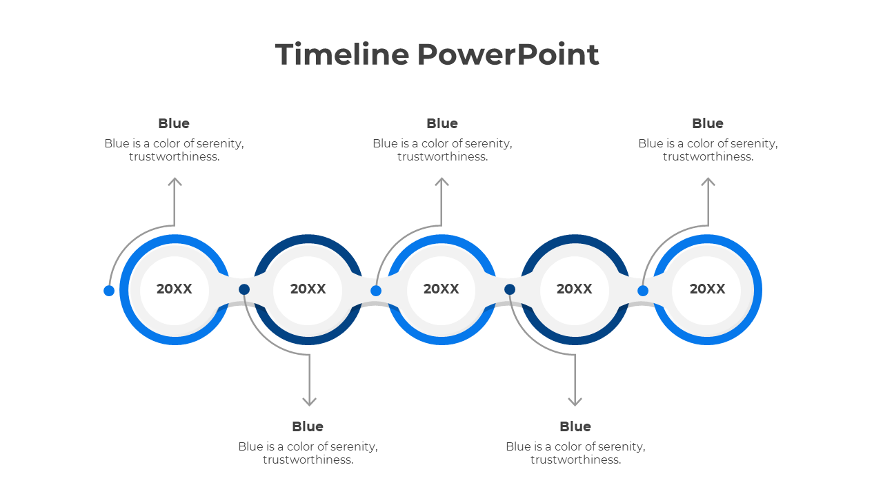 Easy To Use Timeline Ideas PPT And Google Slides Template