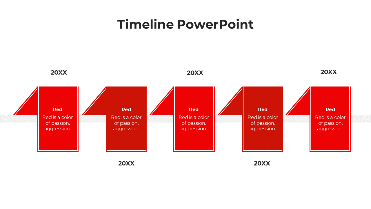 Simple Timeline Design PowerPower And Google Slides