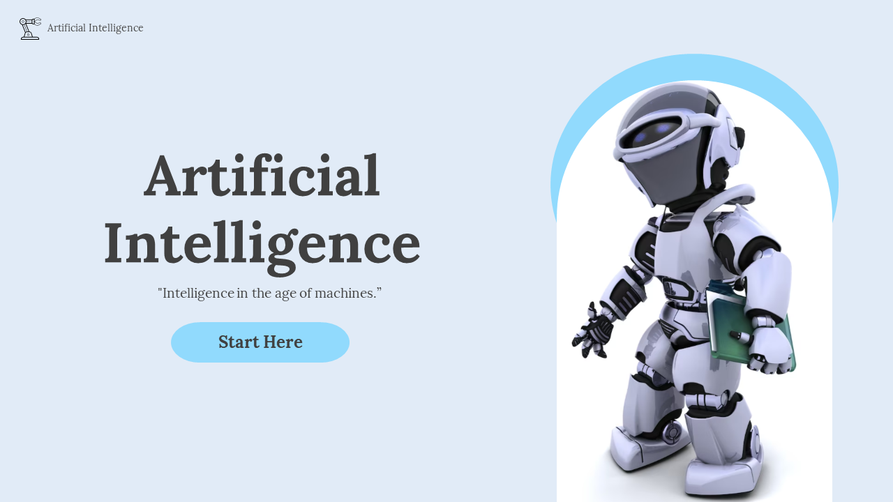 Artificial Intelligence PowerPoint and Google Slides Themes