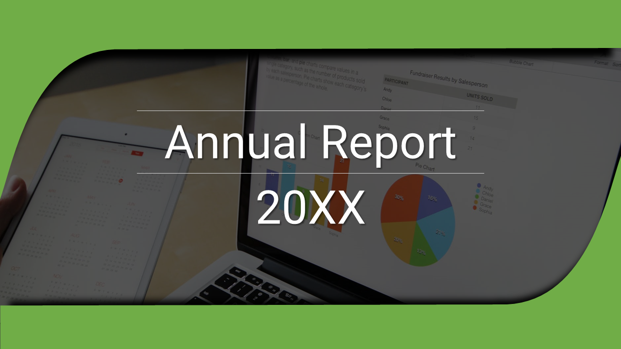 Creative Annual Report PowerPoint And Google Slides