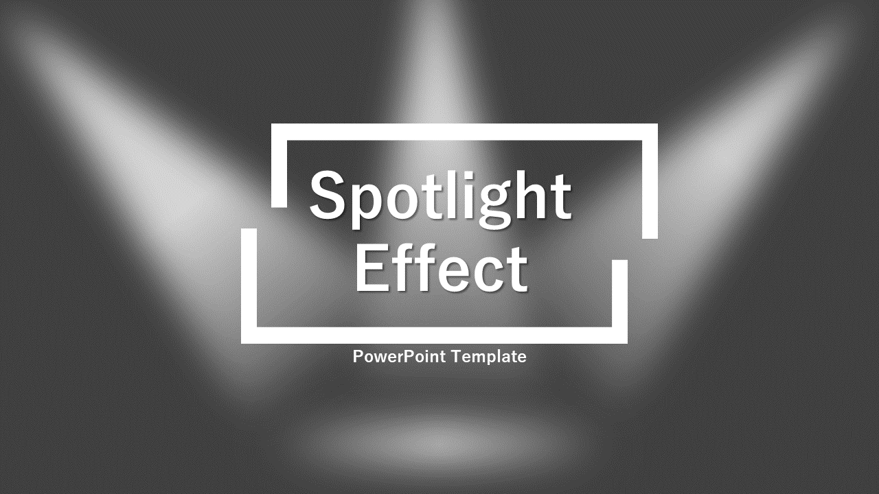 PowerPoint with spotlight effects, featuring slides for product displays, and charts with a dramatic lighting theme.