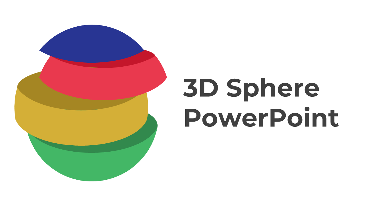 Slide deck with colorful 3D sphere diagrams in layers, illustrating concepts in a visually engaging way.