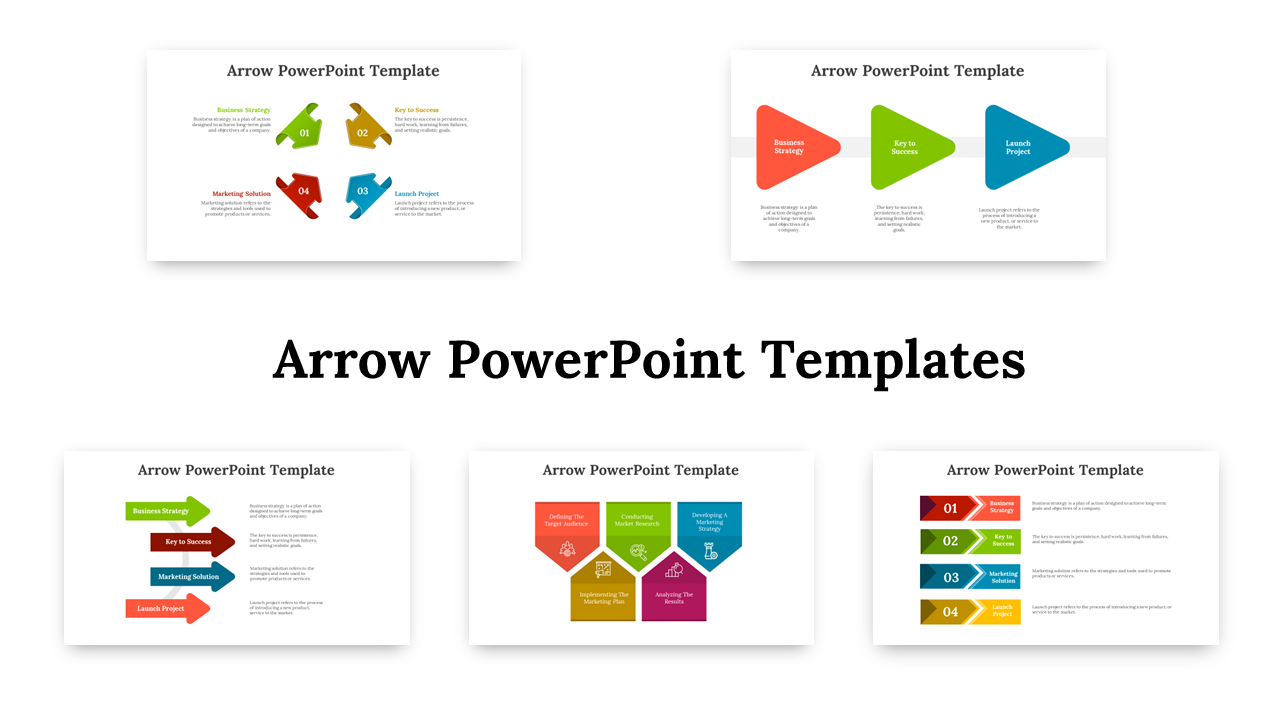 Innvotaive Arrow PowerPoint Template for Effective Visuals