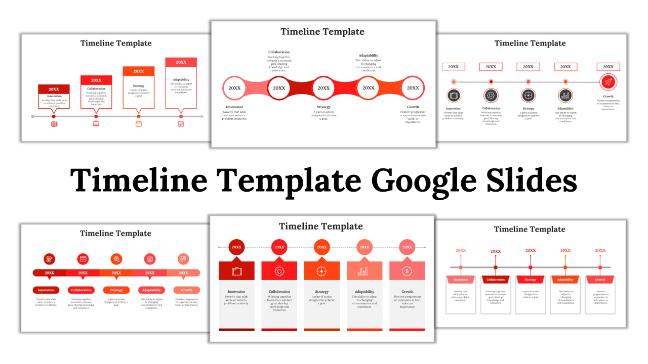 Awesome Timeline Presentation and Google Slides Templates