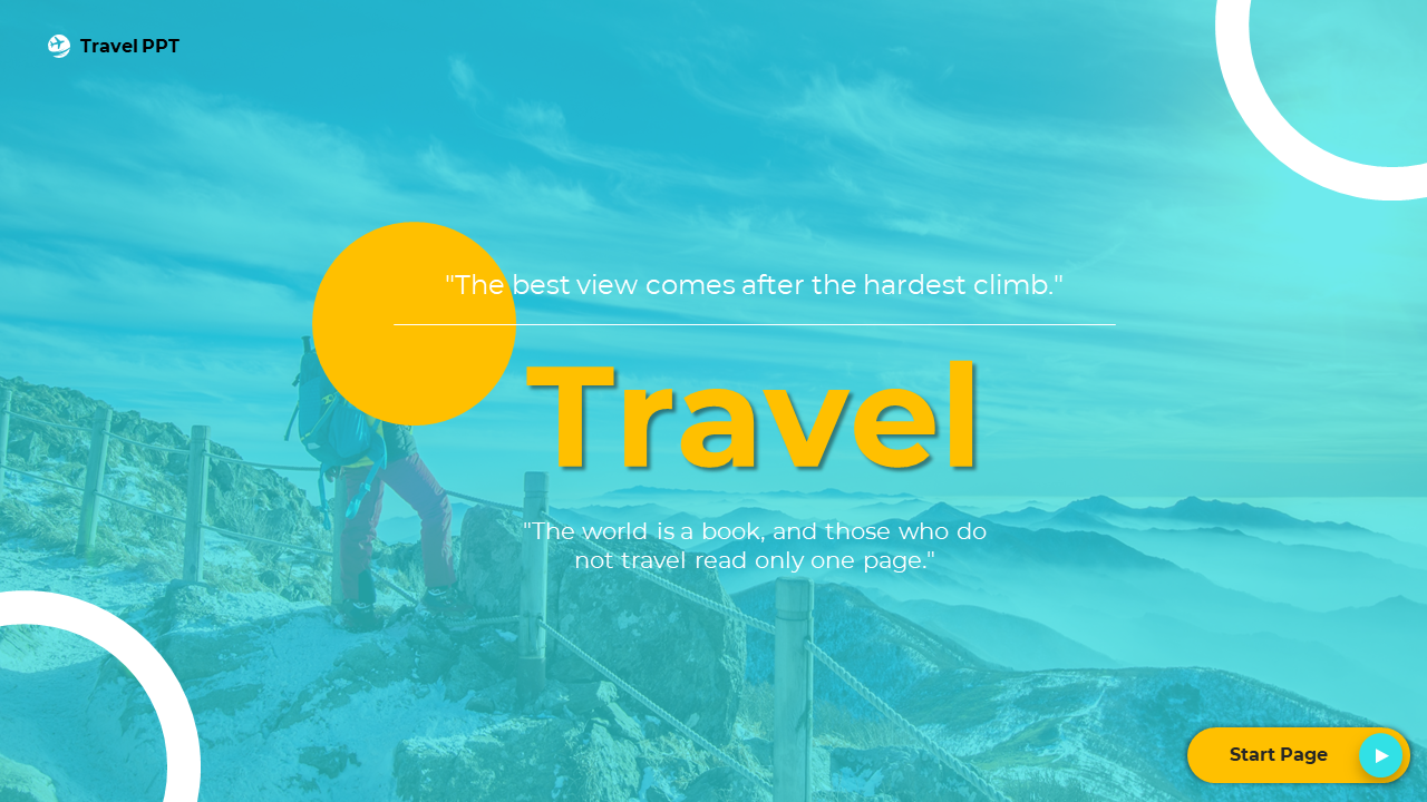 Creative Travel PowerPoint Template And Google Slides