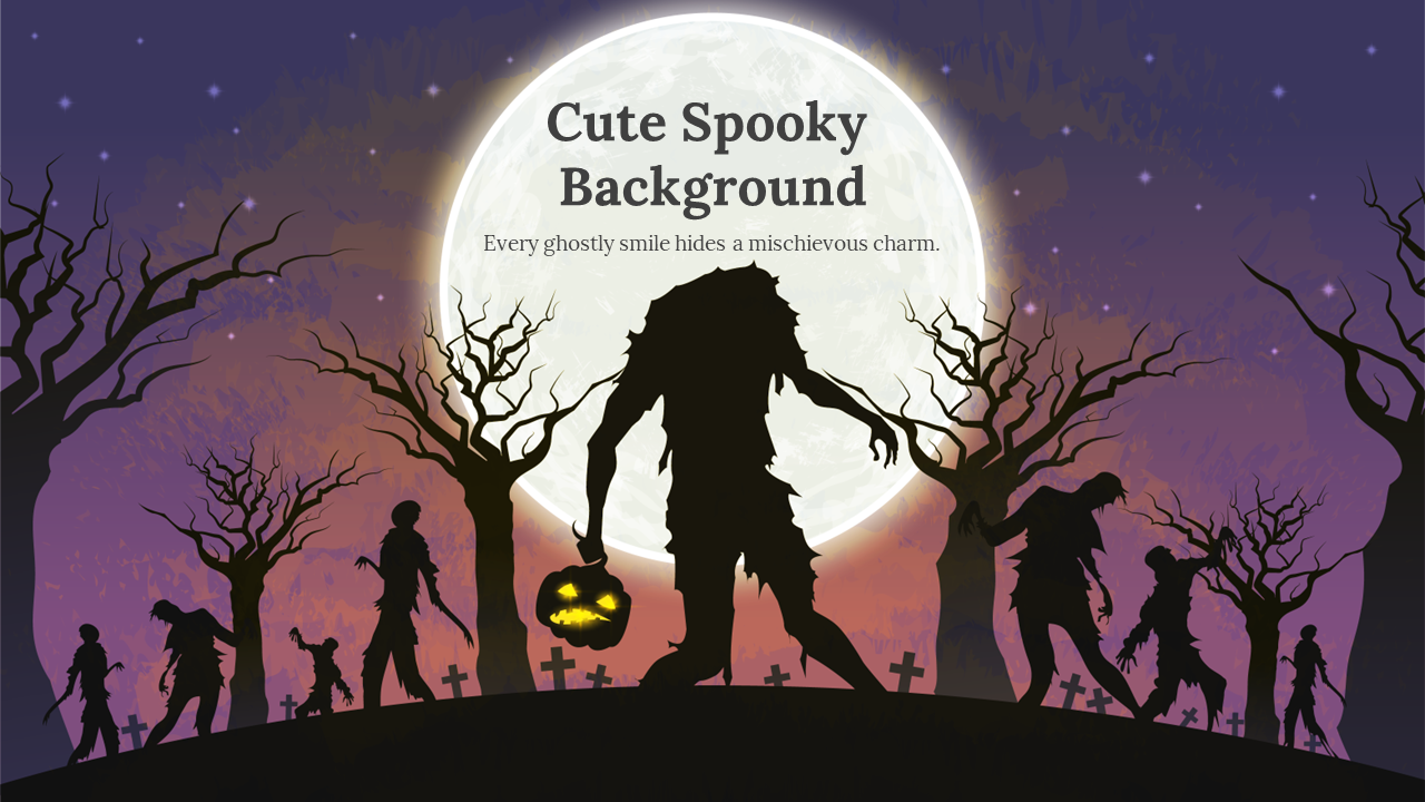 Cute Spooky Background For PowerPoint And Google Slides