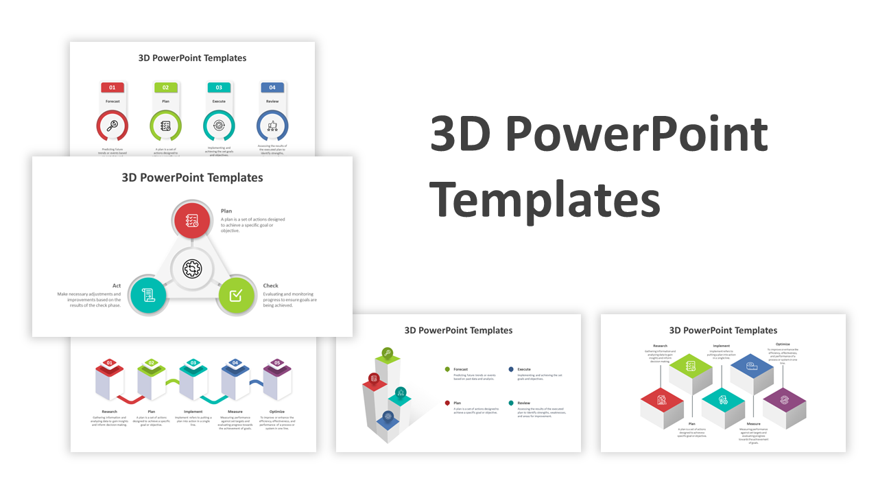 Editable 3D PowerPoint And Google Slides Templates