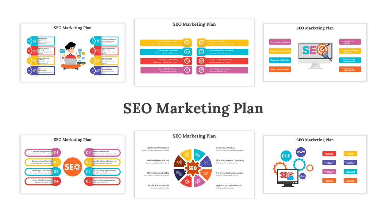 SEO Marketing Plan PowerPoint And Google Slides Templates