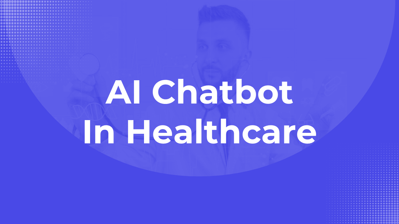 AI chatbot in healthcare slides on various applications with different layout designs and text descriptions.