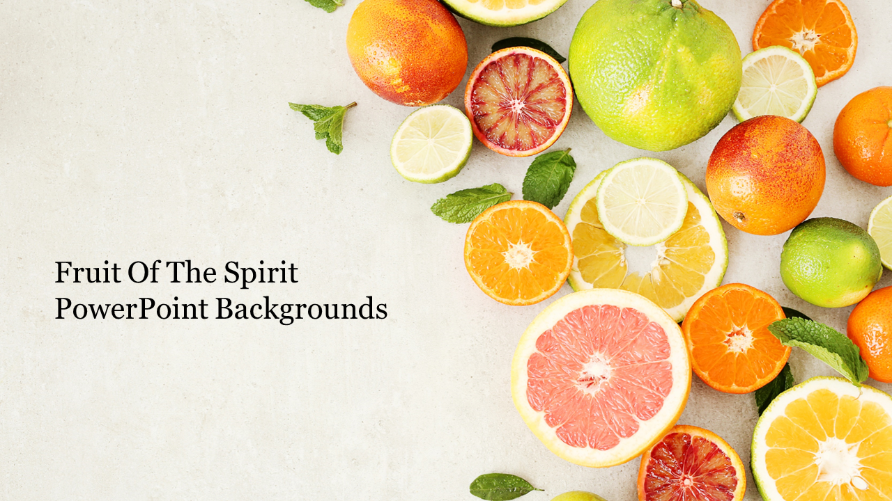 Fruit Of The Spirit PPT Background And Google Slides Themes