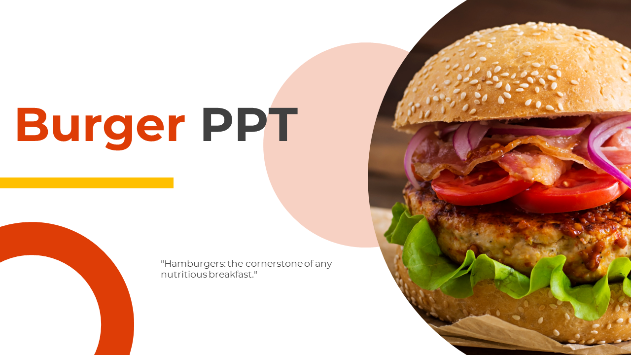 Creative Burger PowerPoint And Google Slides Templates