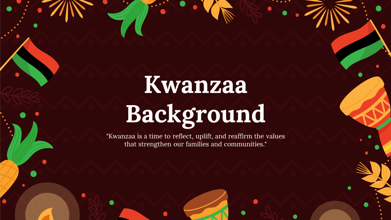 Kwanzaa Backgrounds Presentation and Google Slides Themes