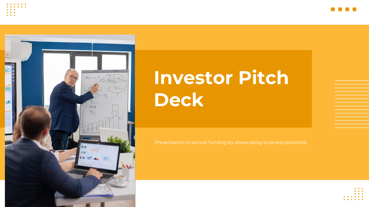 Amazing Investor Pitch Deck PPT And Google Slides Themes