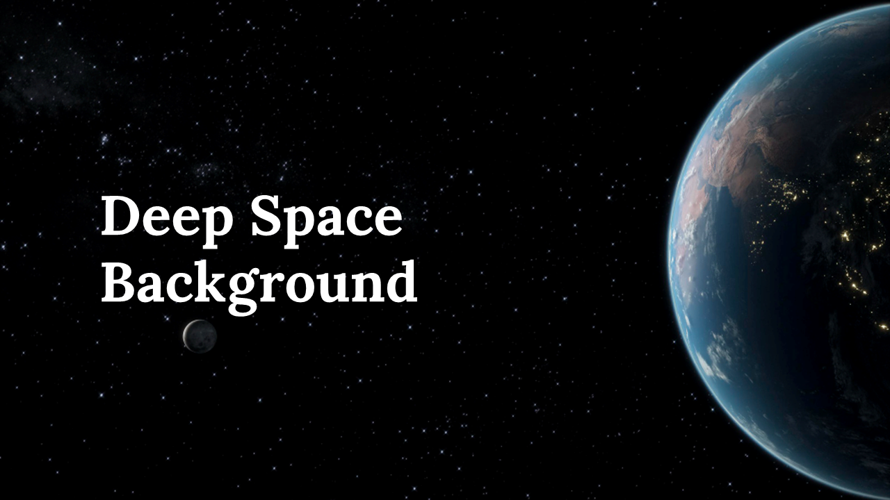 Space Background Images PPT Template and Google Slides