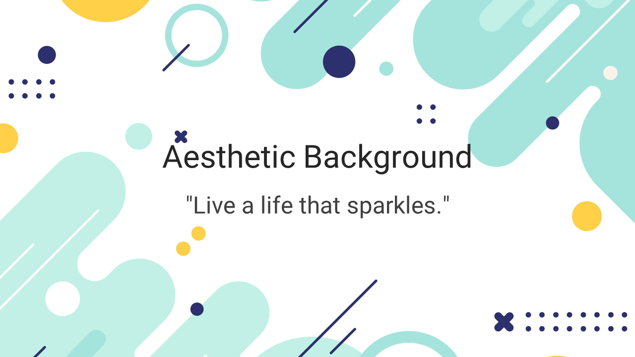 Aesthetic Background PPT and Google Slides Template