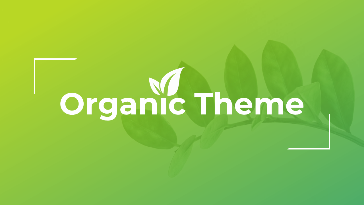 Informative slides on organic products, including meat, dairy, beauty, and textiles, with a focus on sustainability.