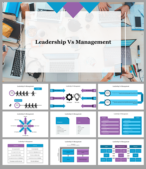 Employee value slide deck overlaid on a workspace image, followed by comparison charts and infographics.