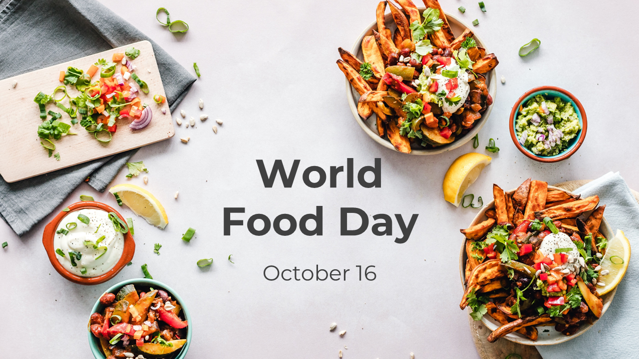 Creative World Food Day PPT Presentation and Google Slides