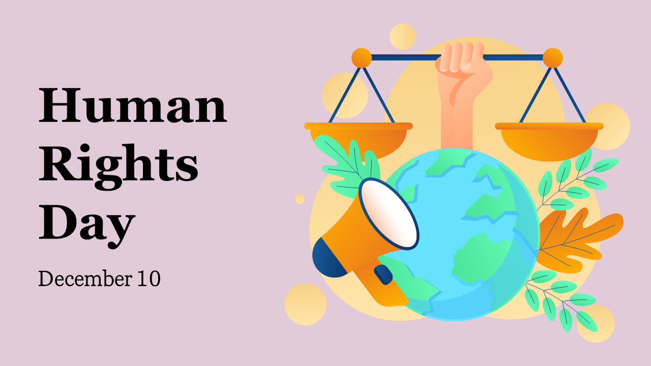 Human Rights Day PowerPoint and Google Slides Themes