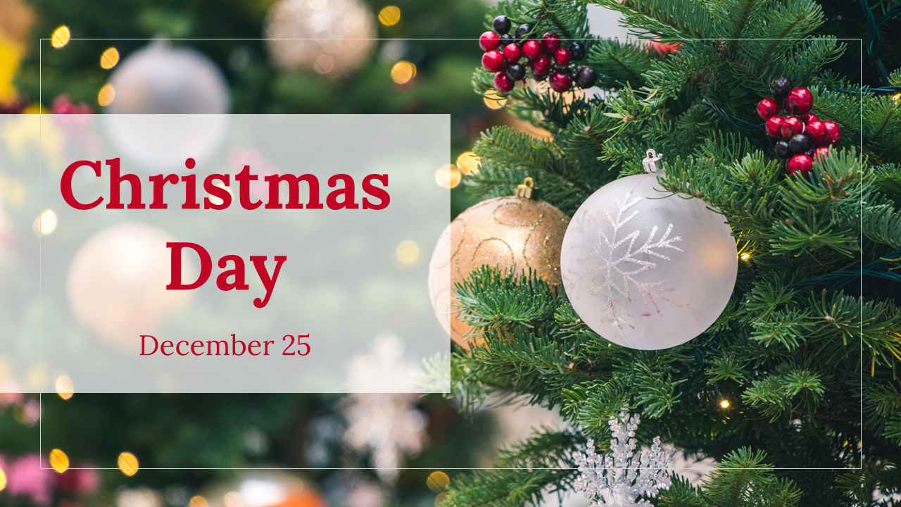 Unique Editable Christmas Day PPT Template and Google Slides