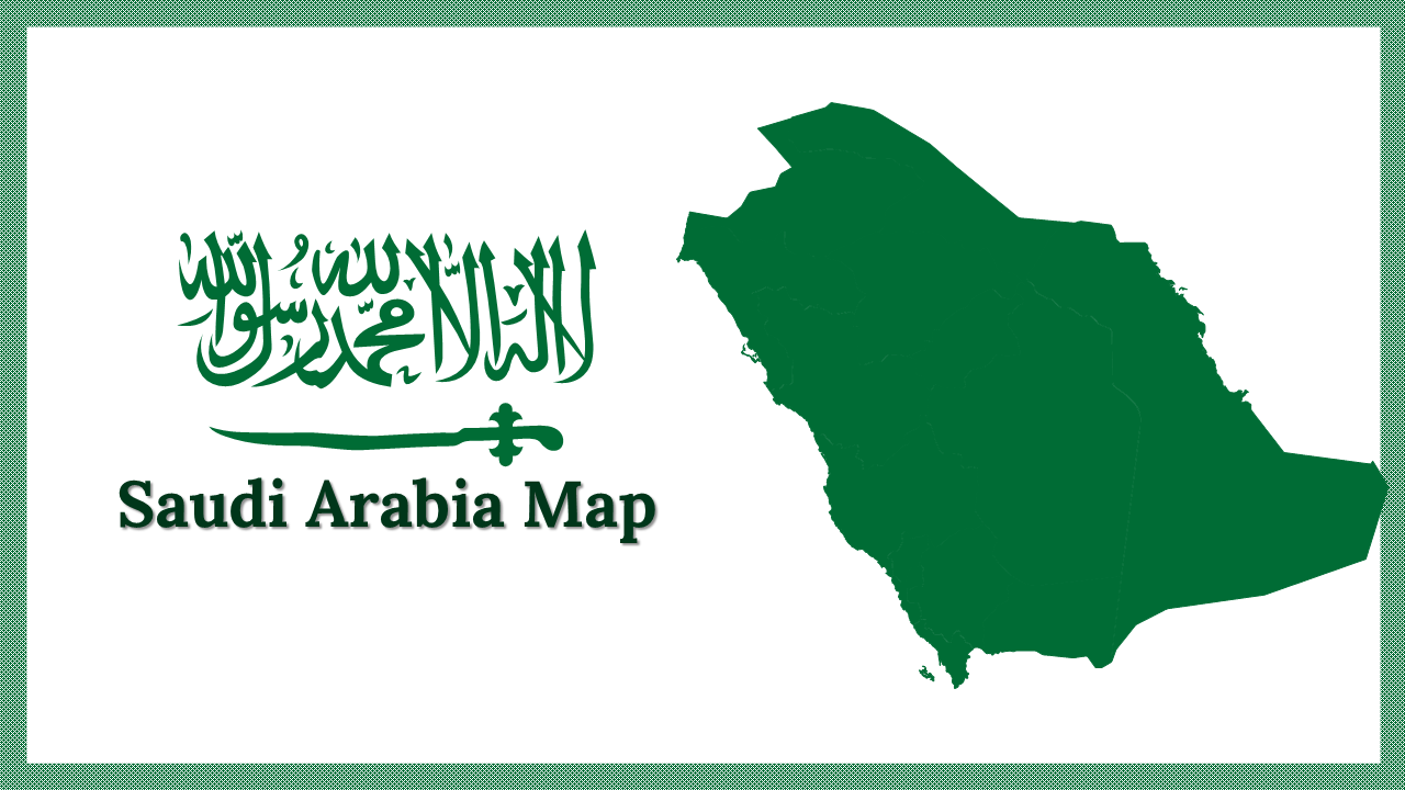 Informative slides showcasing the geography of Saudi Arabia, including maps and various statistical data.