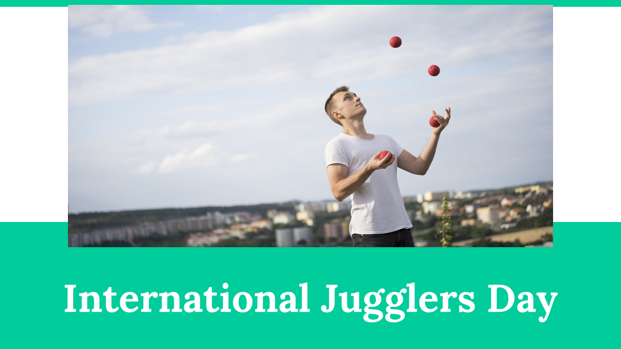 A comprehensive presentation about International Jugglers day slides highlighting its history, activities, and techniques.