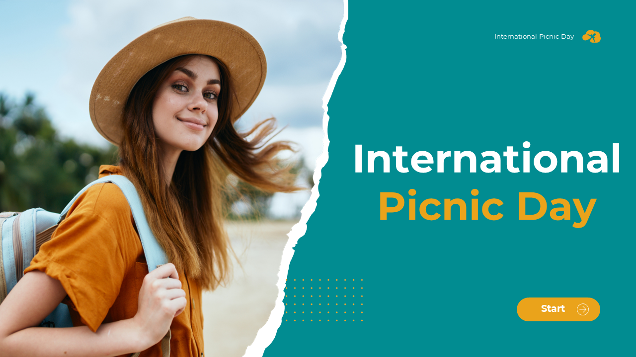 International Picnic day PowerPoint with slides on history, activities, and eco friendly picnic ideas.