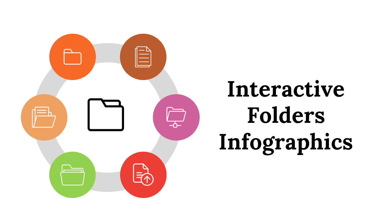 Interactive Folders Infographics PPT And Google Slides