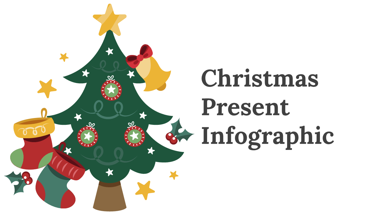 Christmas Present Infographic PowerPoint And Google Slides