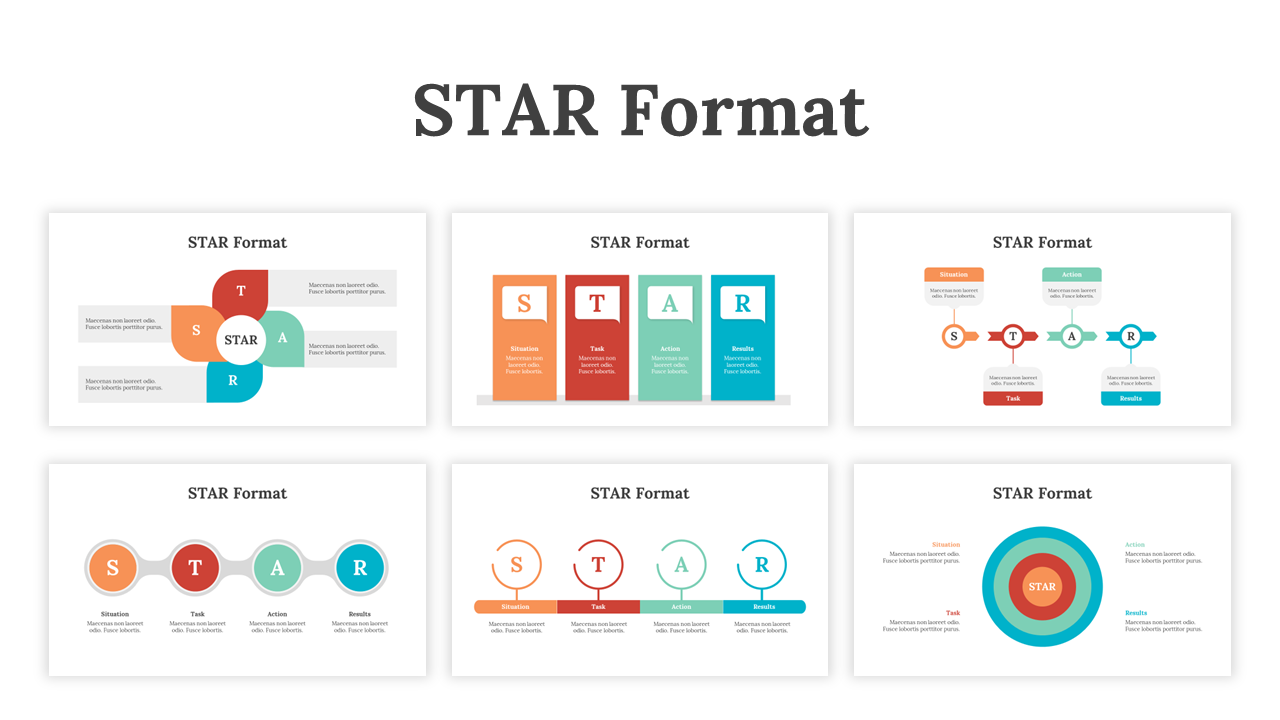 Creative STAR Format PowerPoint And Google Slides Themes