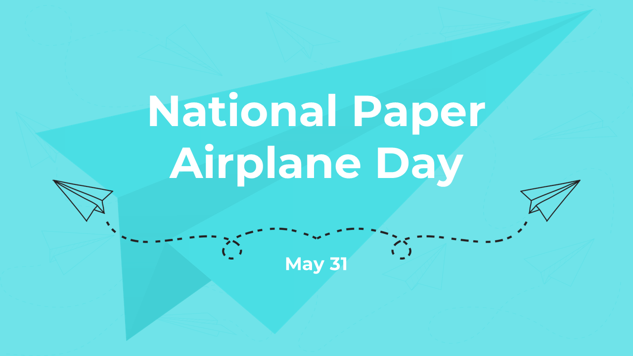 National Paper Airplane Day PPT And Google Slide Themes